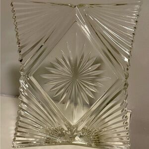 Mikasa Vintage Clear Glass/Crystal Picture Frame